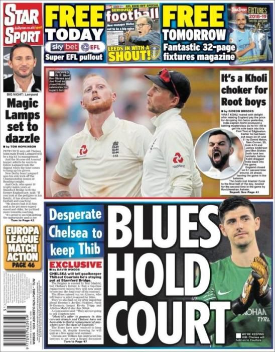 Portada STAR SPORT viernes 3 de agosto de 2018