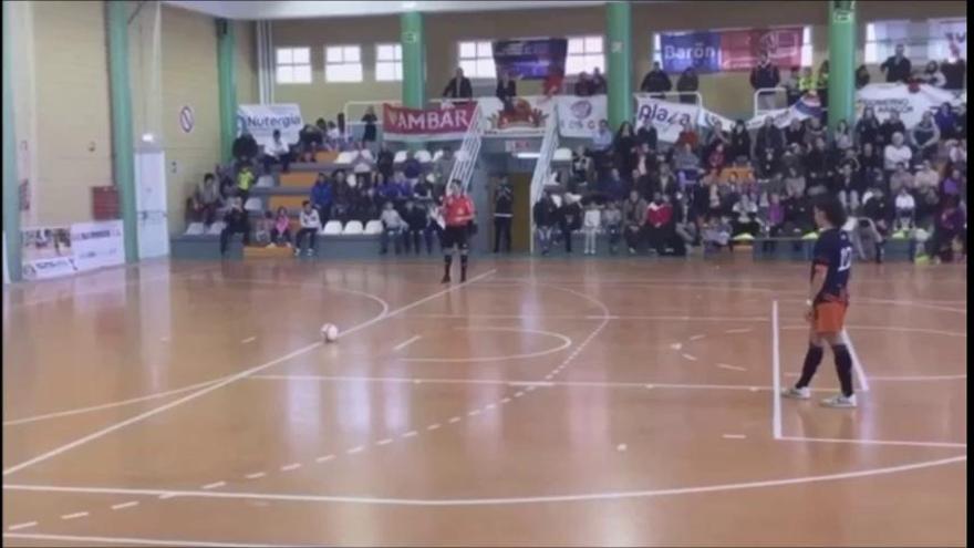 Tanda de penaltis entre la Universidad de Alicante y el Sala Zaragoza