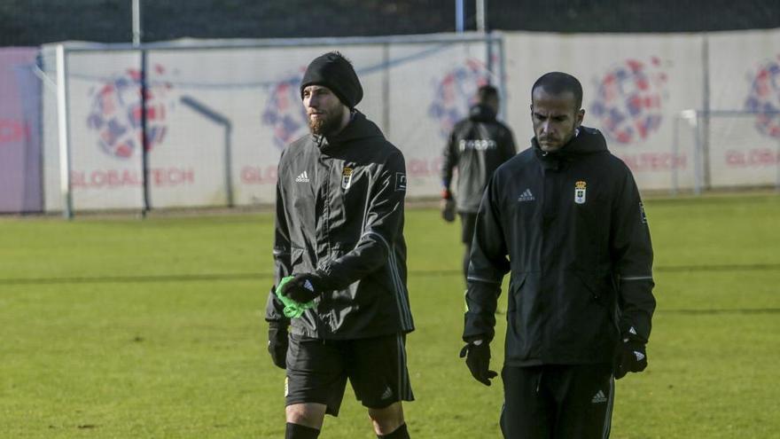 Michu, con Nacho Gonzalo en El Requexón