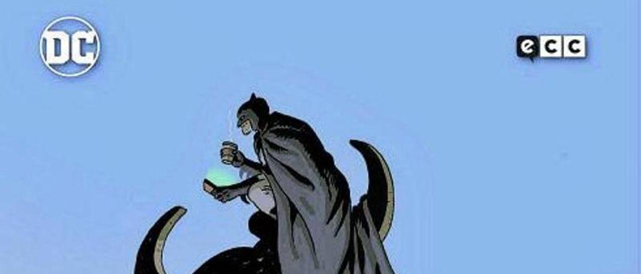 Batman se marcha a Benidorm  a disfrutar de playa y paella