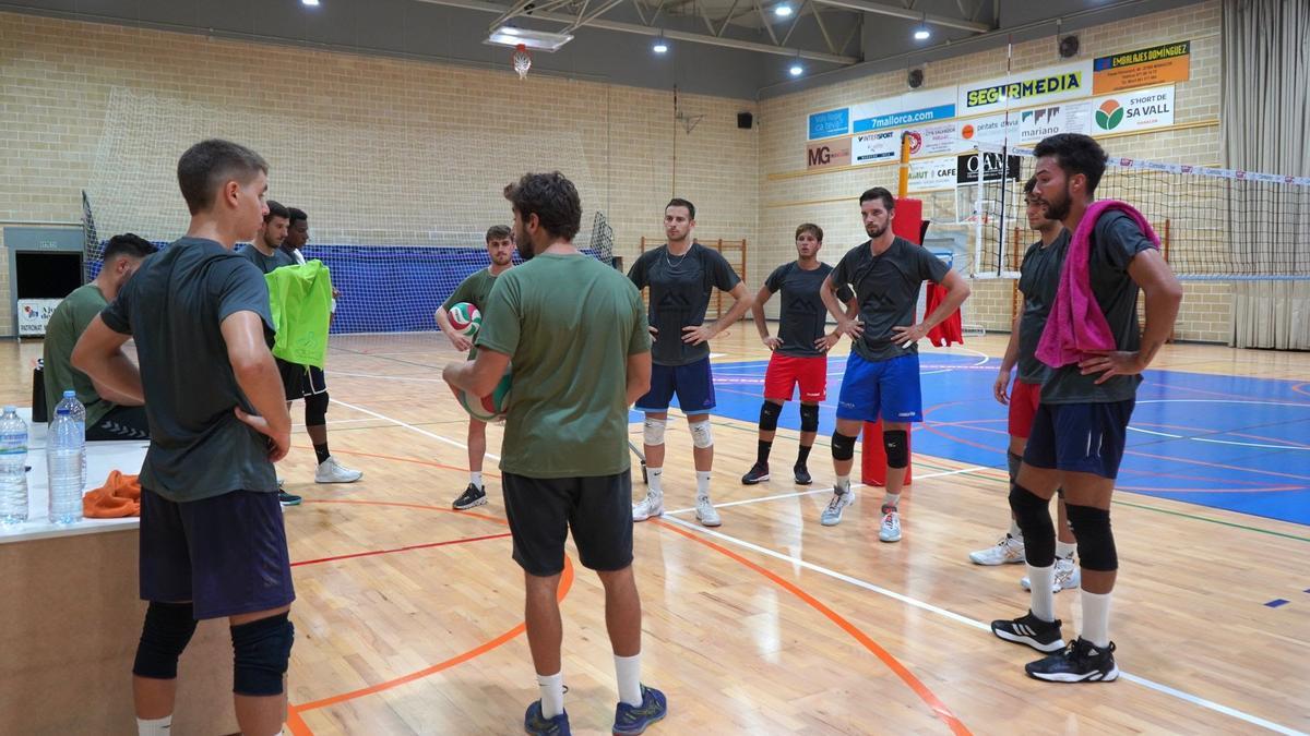 Molada, durante un entrenamiento de esta pretemporada.