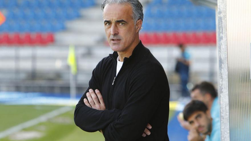 Pablo López, durante un encuentro ante el Tarazona en O Couto. | Iñaki Osorio
