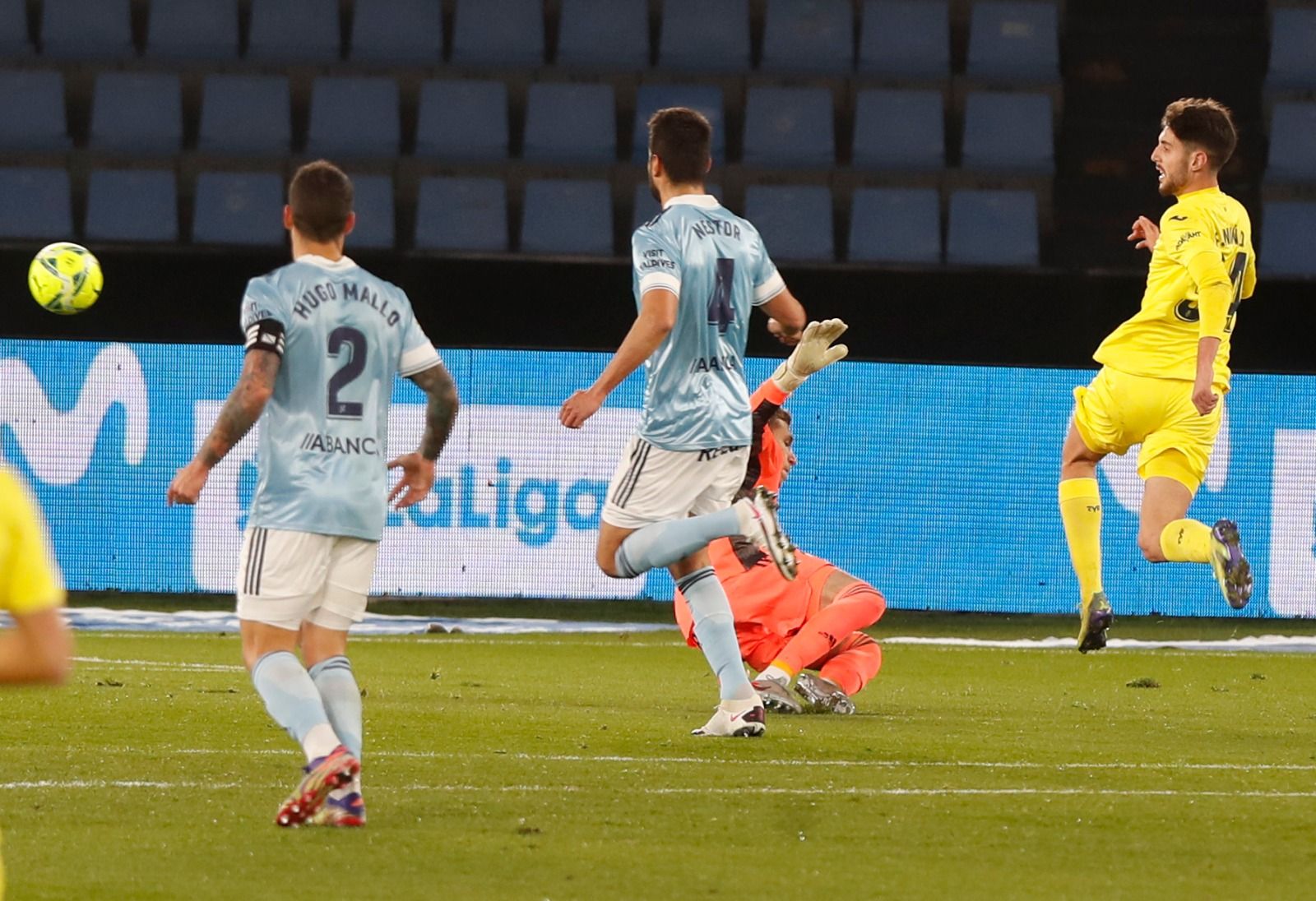 El Celta-Villarreal, en imágenes