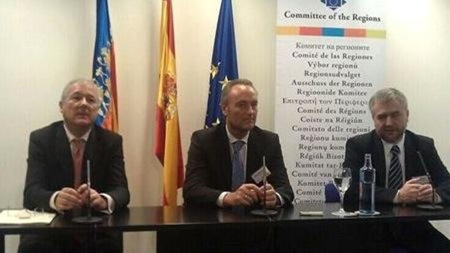 Valcárcel y Fabra han defendido hoy el Corredor Mediterráneo