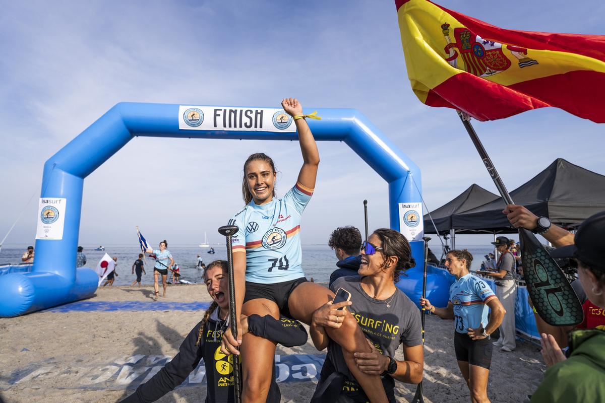 Tres mallorquines triunfan en el Mundial de paddlesurf en Copenhague
