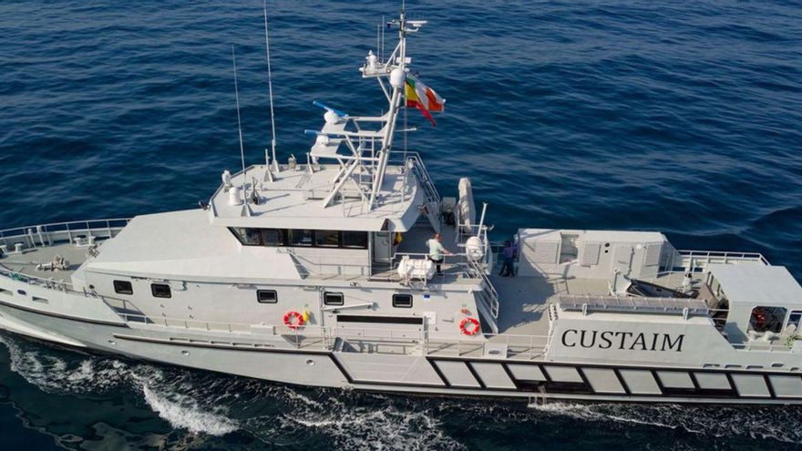 La intensa actividad del naval asturiano: la patrullera para la agencia aduanera de Irlanda construida por Armón