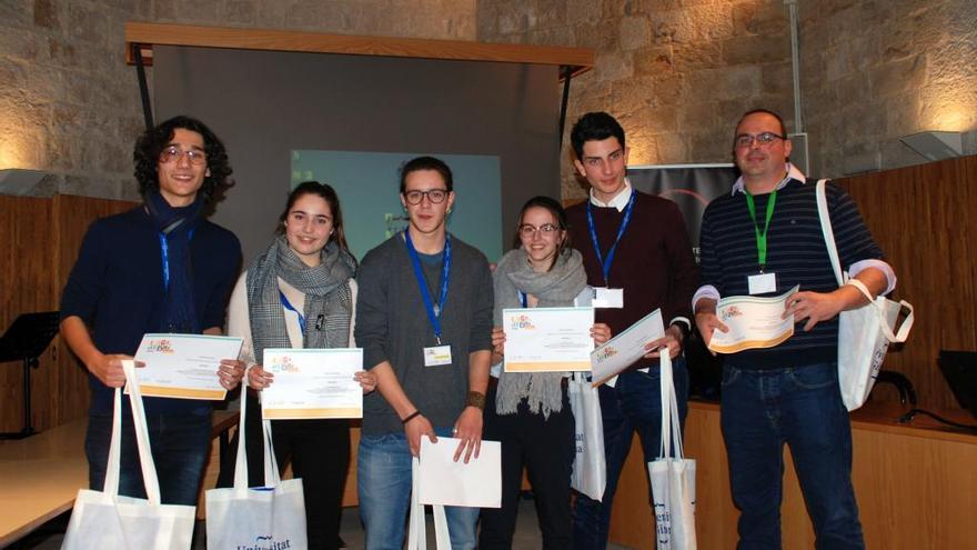 L&#039;equip de l&#039;Institut Ramon Muntaner que s&#039;ha proclamat guanyador.