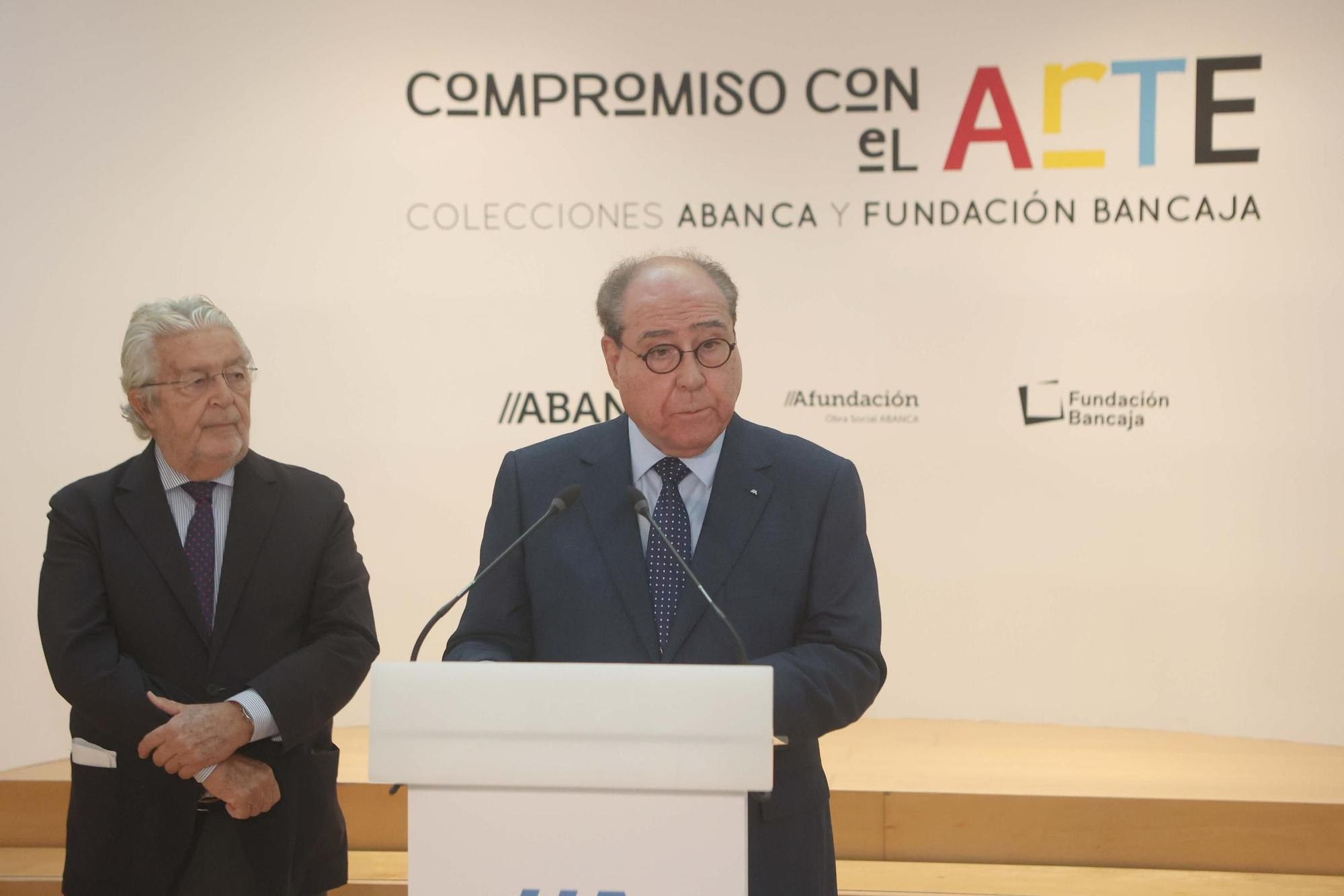 Inauguración de la exposición 'Compromiso con el arte' en A Coruña