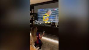 ¡Se volvió loca! Imperdible la reacción de la mujer de Raphinha tras su gol en Champions