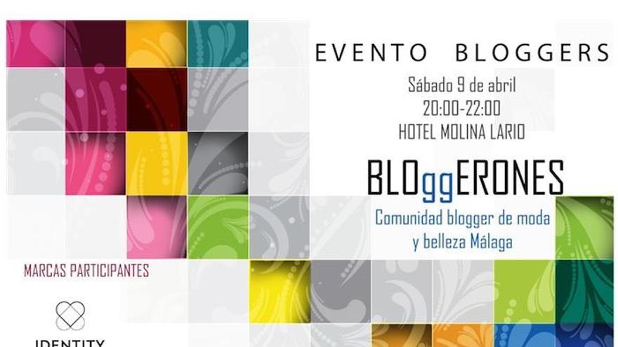 Cartel oficial del primer evento de Bloggers en Málaga