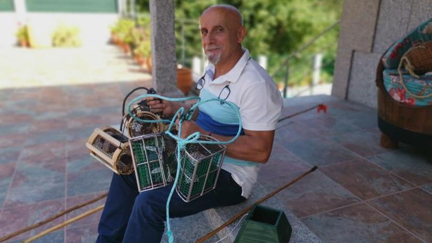 José Manuel Rosas, patrón mayor de Bueu. | // S.A.