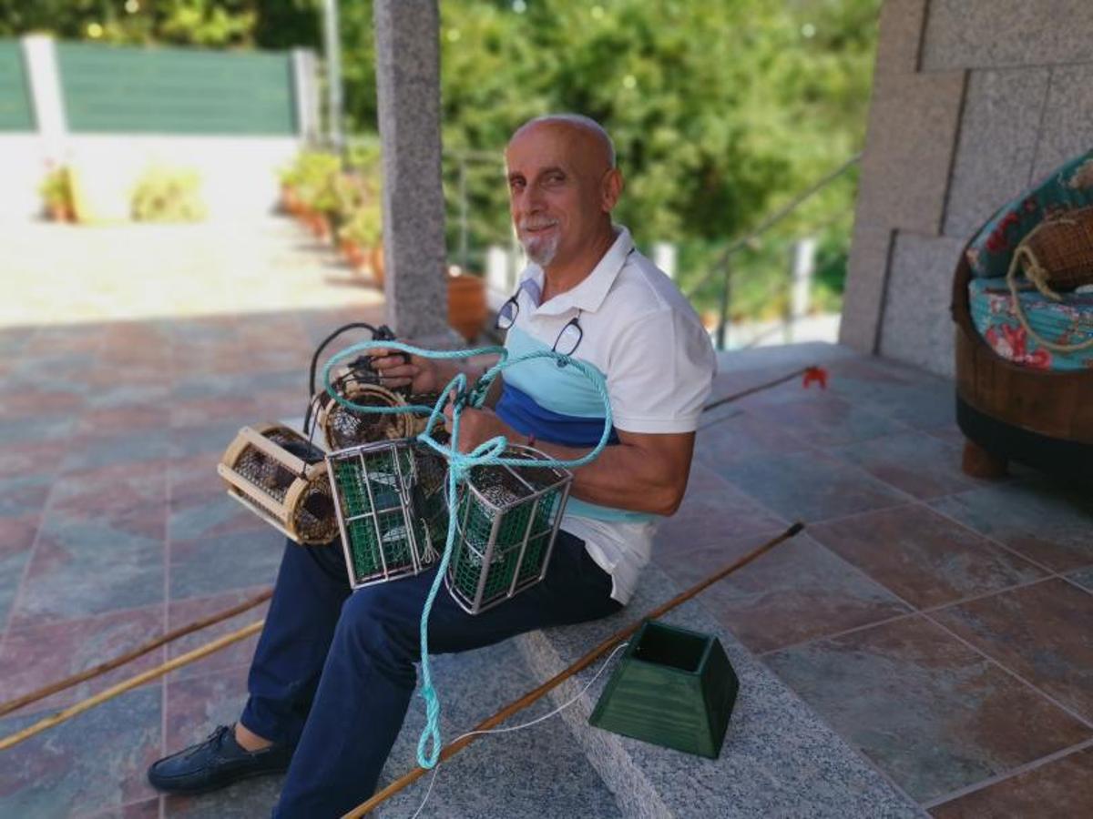 José Manuel Rosas, patrón mayor de Bueu. | // S.A.