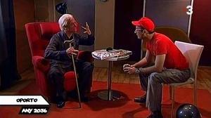 Toni Albà va dibuixar la vida del portuguès... ¡el 2036! (TV-3).