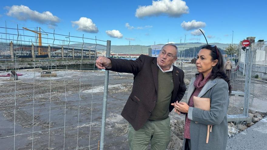 La alcaldesa visita las obras. |  FdV
