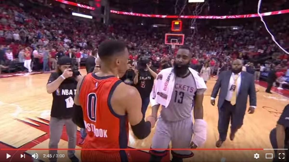 Harden y los Rockets pudieron con Westbrook