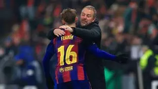 Fermín rompe la banca en el Barça