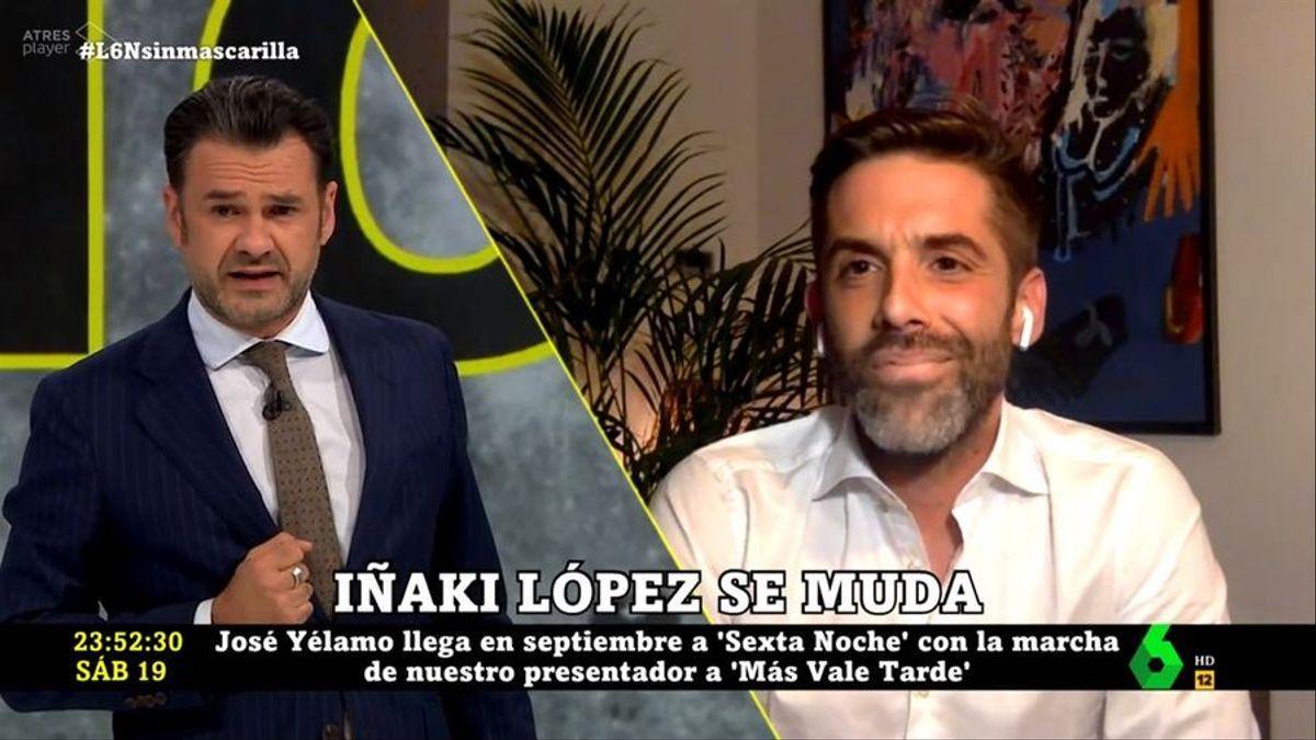 Iñaki López warns José Yélamo, his successor in 'laSexta Noche': "You still  have to give the witness to Nuria Roca" - Spain's News