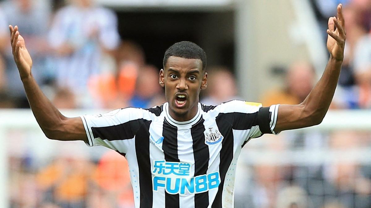 Isak celebra su gol ante el Bournemouth