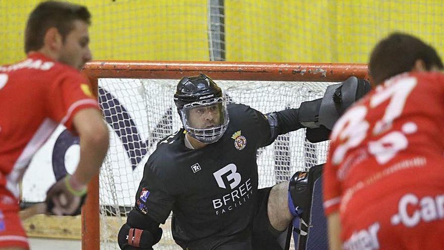 Jaume Llaverola, en un partit d&#039;aquesta temporada.