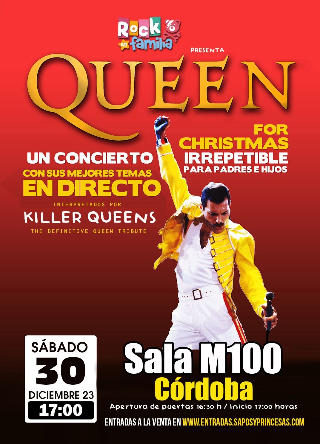 Rock en familia presenta Queen for Christmas