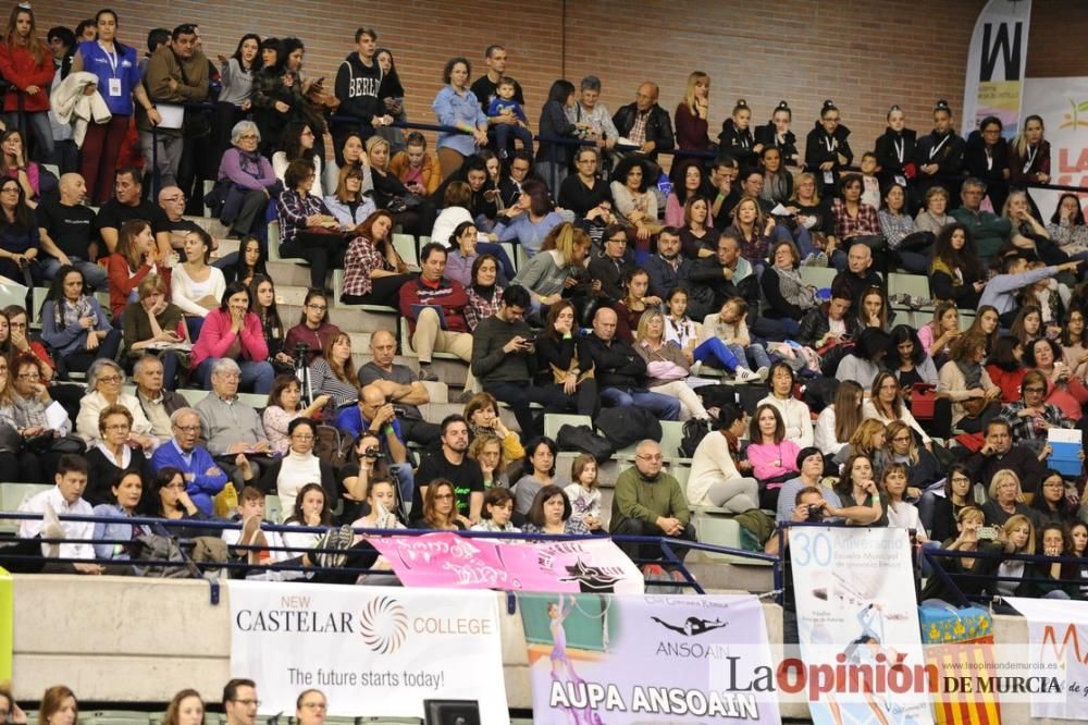 El Campeonato de España arranca en el Palacio de los Deportes con el Rítmica Pozuelo, Ruth Ritmo, Calpe, Praxis y Mabel como líderes