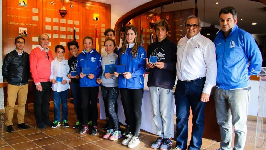 Ganadores del Trofeo de Vela Infantil de Calpe