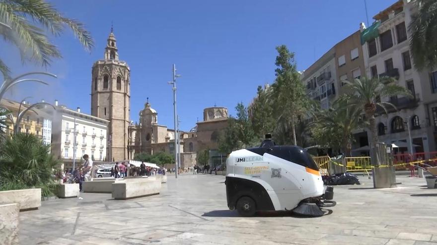 Así es el nuevo robot que limpiará la Plaza de la Reina
