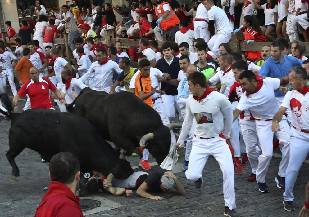 El corredor mallorquín fue alcanzado por el animal cuando estaba atravesando el tramo de Telefónica.