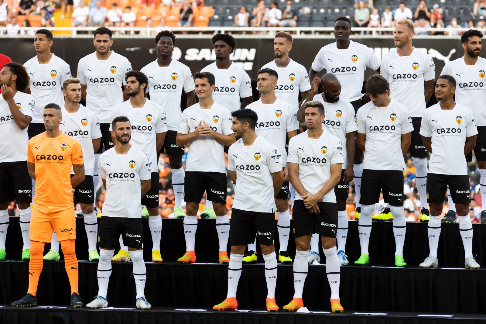 Presentación del valencia club de fútbol