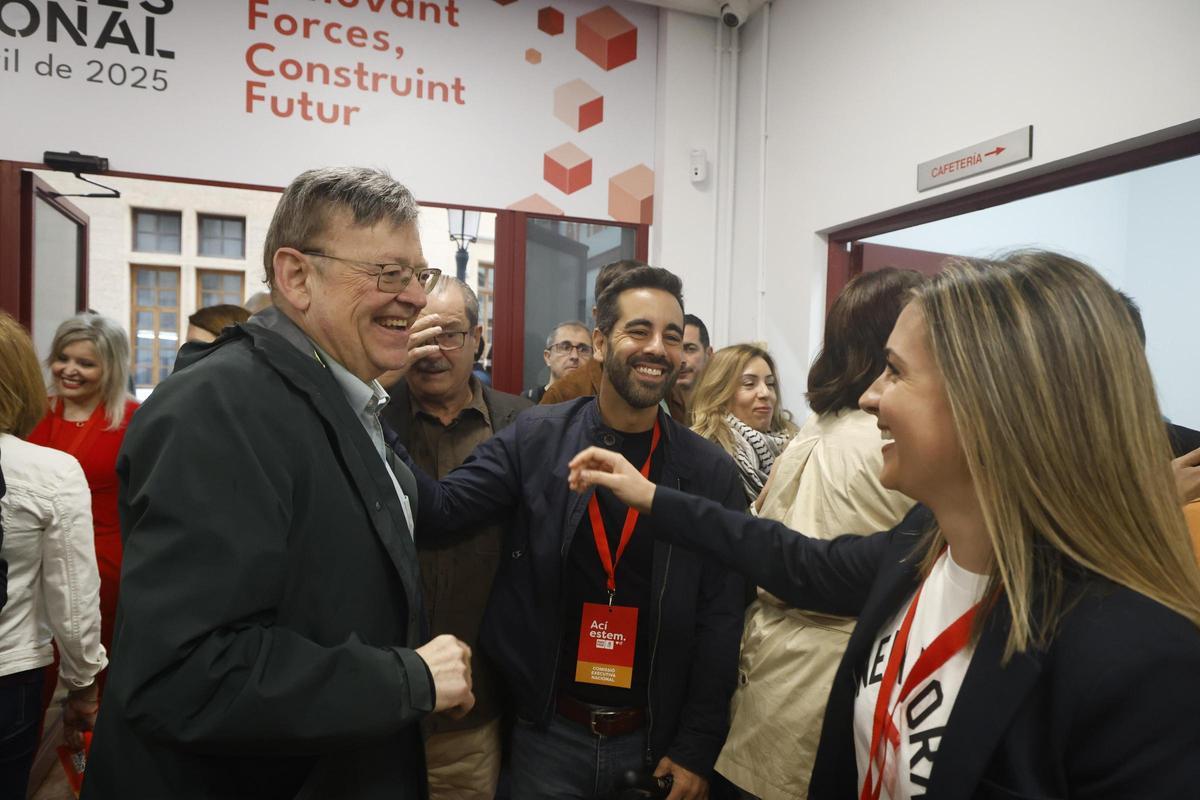 Arranca el Comité Nacional del PSPV en València con Ximo Puig y Diana Morant
