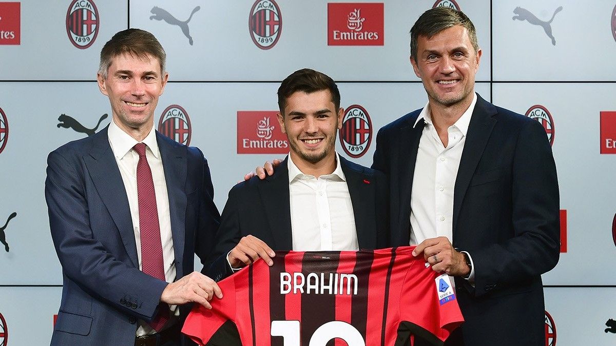 Brahim ya sonríe feliz en el Milan