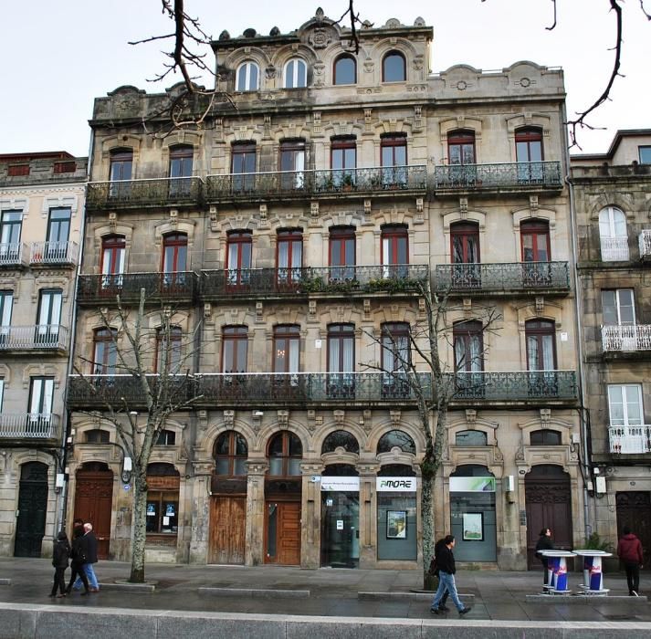 Los edificios de Jenaro de la Fuente en Vigo