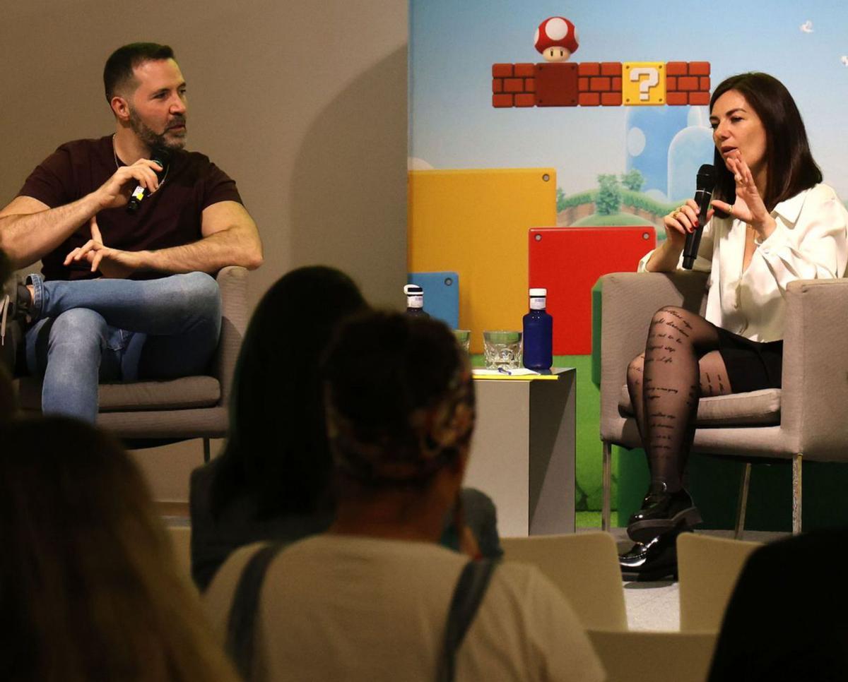 Pedro Mañas y Ledicia Costas en el MARCO. HematoFesti. 7 noviembre 2024. José Lores