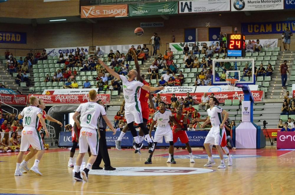 Baloncesto: UCAM Murcia CB - Unicaja Málaga