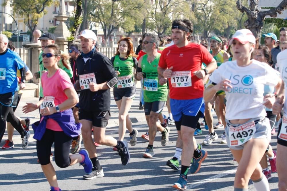 Media Maratón Murcia: Paso por Puente Reina Sofía