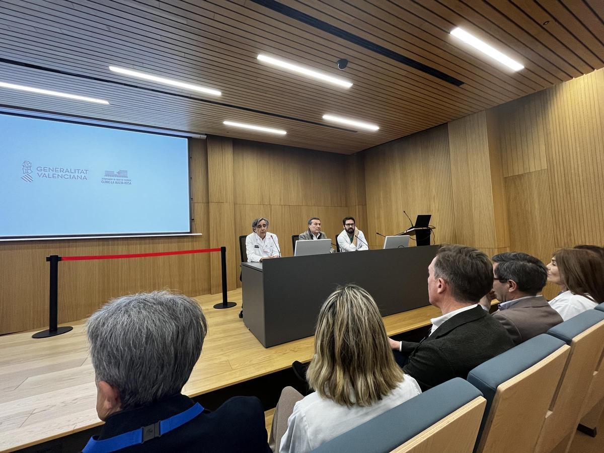 Álvaro Bonet, Marciano Gómez y Rafael Badenes, durante la rueda de prensa.