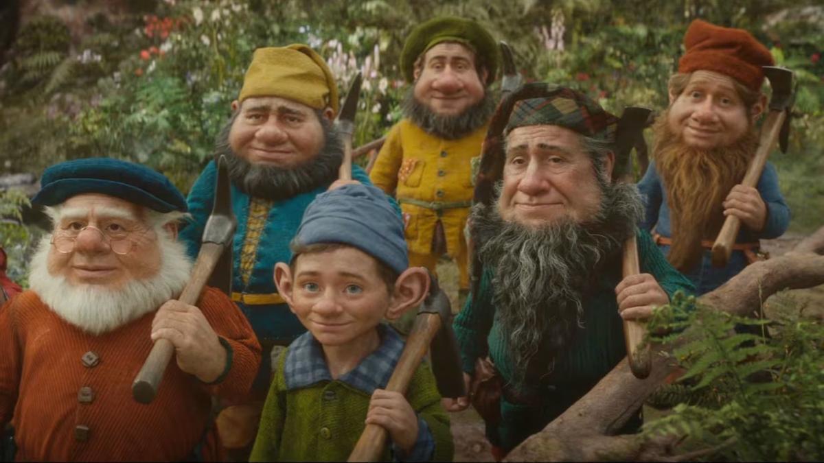 Entre los candiatos a peor interpretación destacan los siete enanitos de la película de acción real 'Blancanieves'