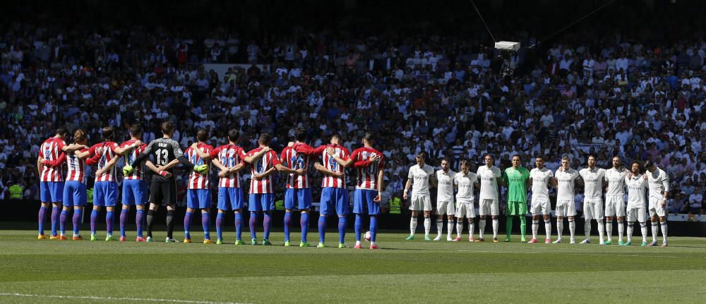 Imágenes del partido entre Real Madrid y Atlético.