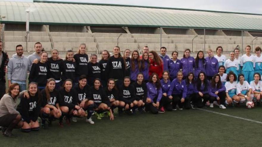 El fútbol 11 femenino de la UA se cuela en la historia