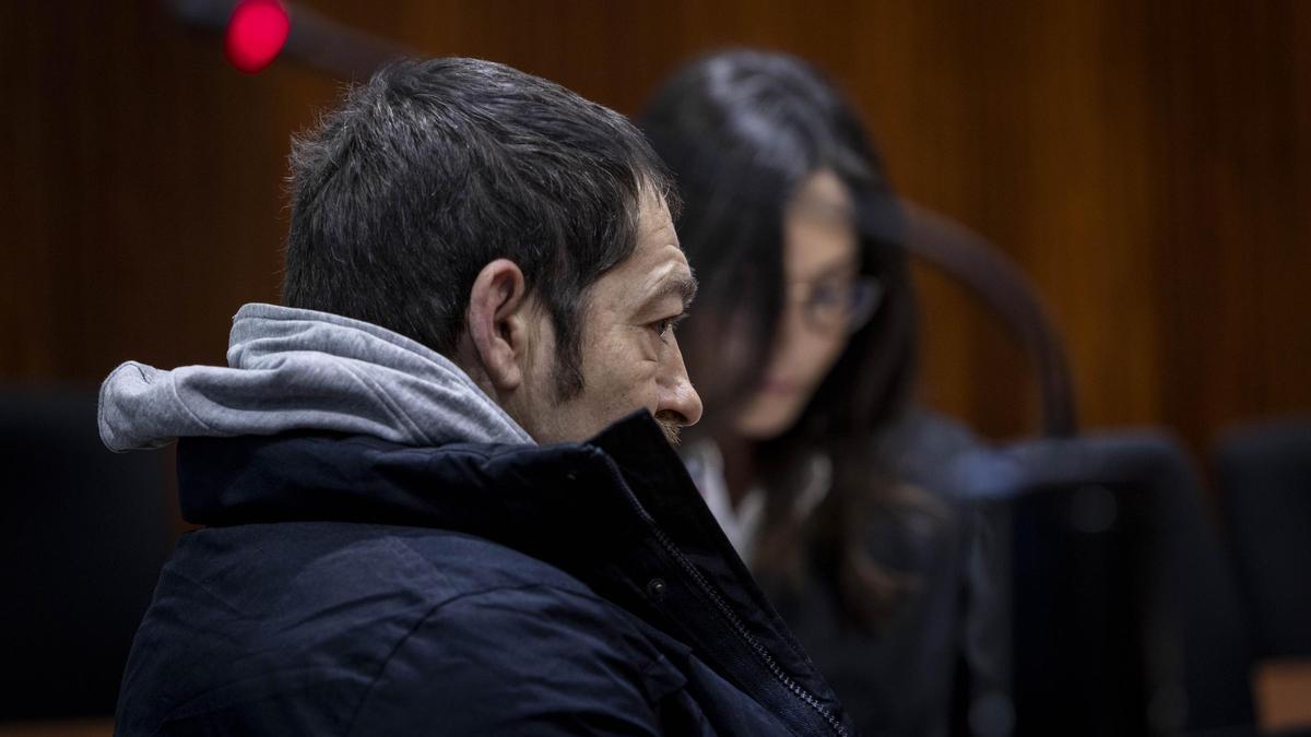 José Miguel O. C., alias 'Josemi', en el juicio que se celebra esta semana en la Audiencia Provincial de Zaragoza.