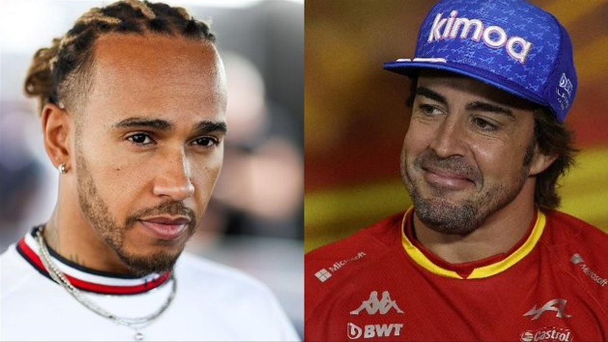 Lewis Hamilton y Fernando Alonso.