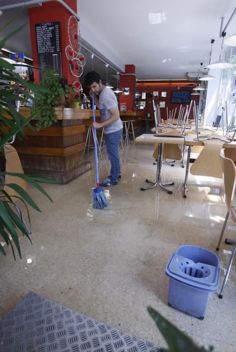 Inundació del Carrer Migdia de Girona