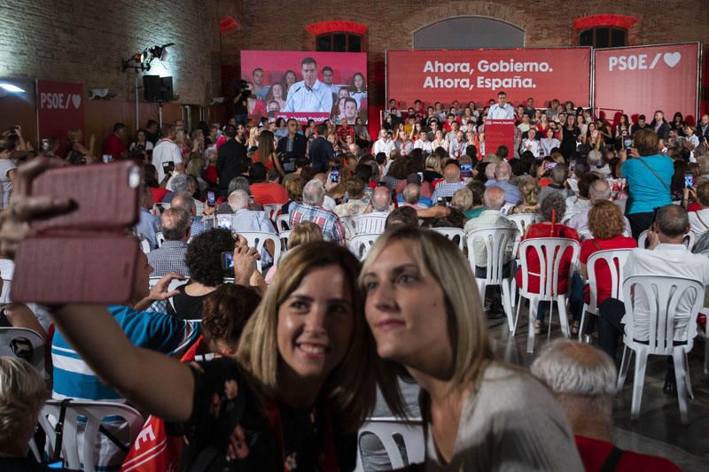 Mitin de Pedro Sánchez en València