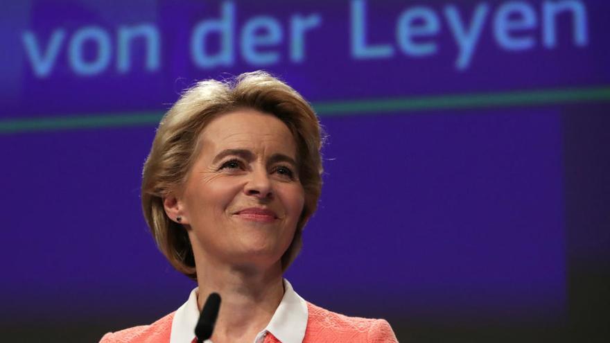 Von der Leyen, presidenta de la Comisión Europea.