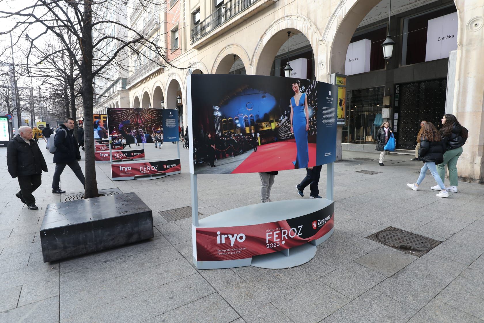 El Paseo Independencia de Zaragoza se engalana para los Premios Feroz