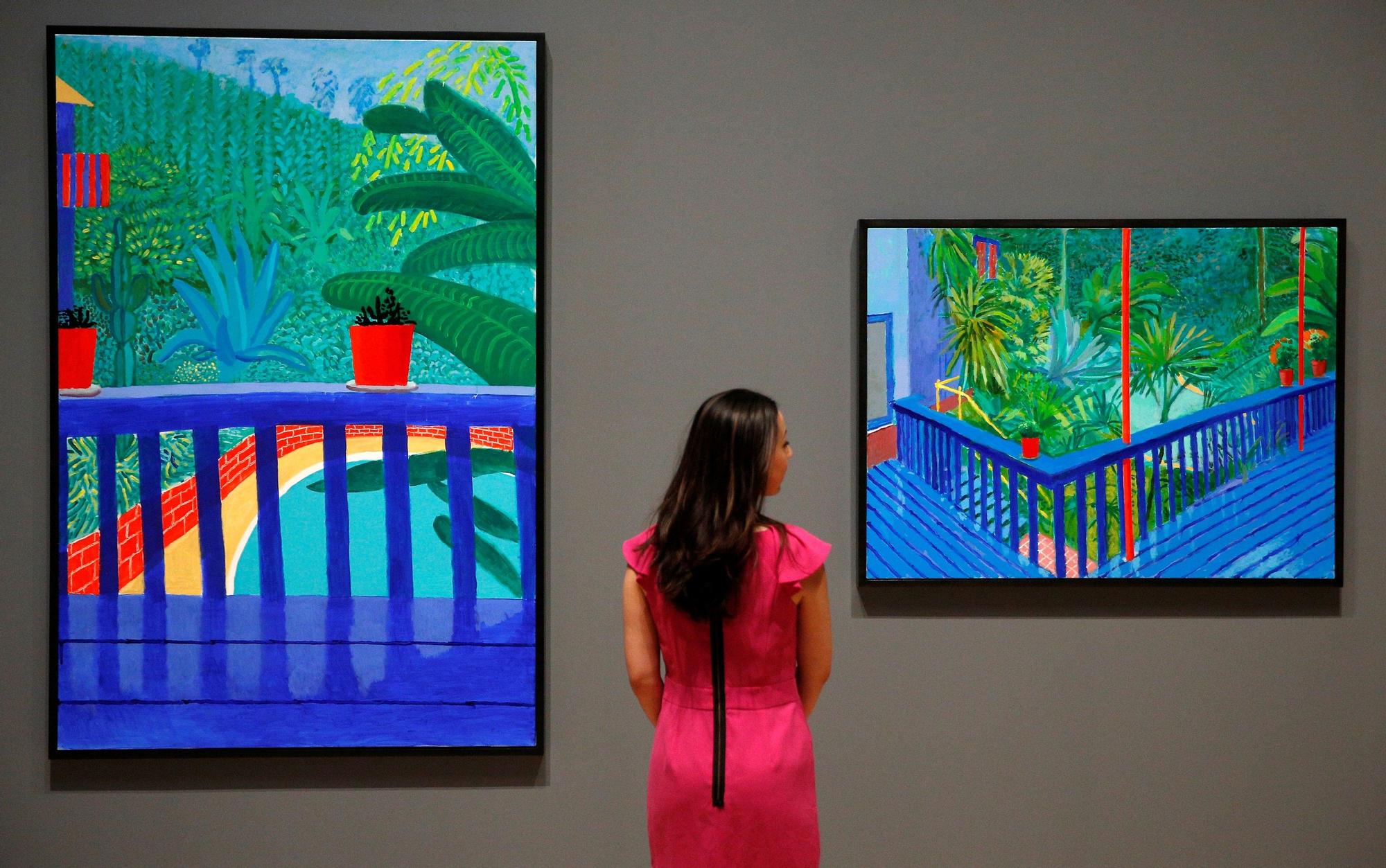 Una exposición en la Tate de David Hockney.