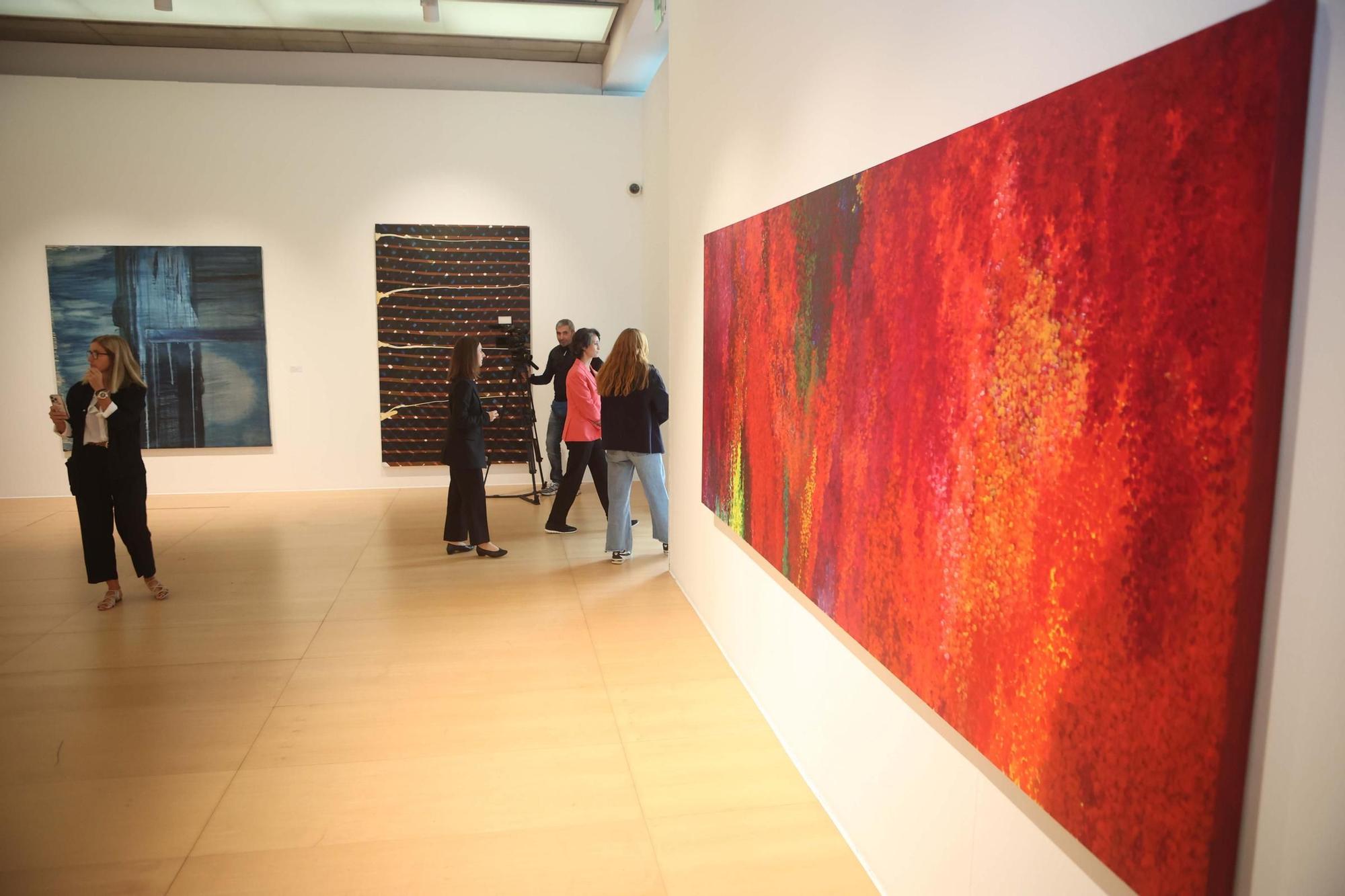 Inauguración de la exposición 'Compromiso con el arte' en A Coruña