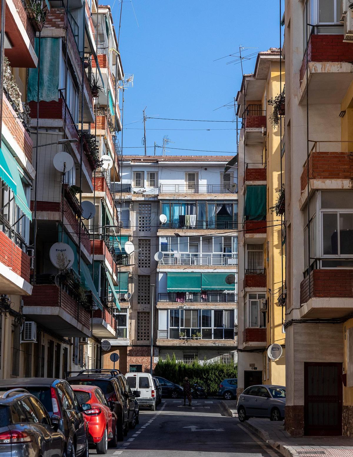 Bloques en Virgen del Remedio, en la Zona Norte de Alicante.