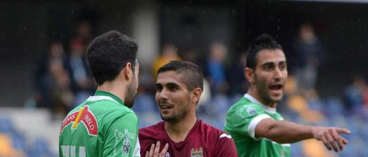 Borjas en el partido de ida ante el Astorga. // G. Santos