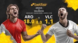 Arosa SC vs. Valencia CF: horario, TV, estadísticas, cuadro y pronósticos